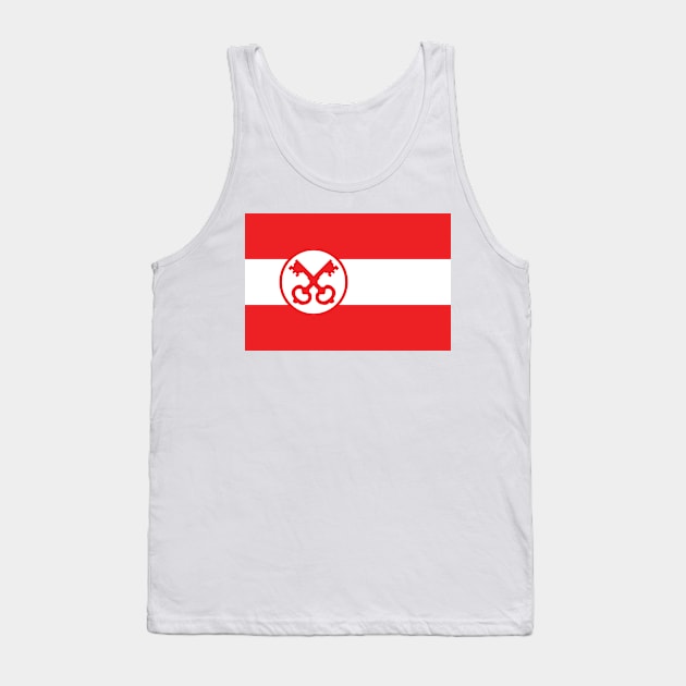 Flag of Leiden, The Holland city of the oldest Dutch university Leiden University and Birthplace of Rembrandt Rembrandt (Netherlands / Dutch) Tank Top by Ziggy's